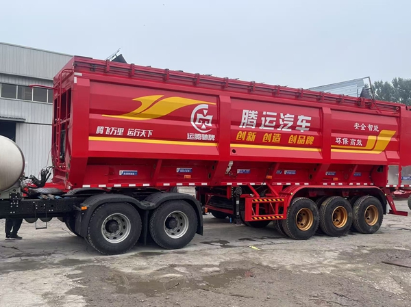 智能输送带式半挂车